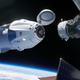 Conceptual image of SpaceX crew dragon docking with the International Space Station. The mission is part of NASA’s Commercial Crew program, which will restore the space agency’s ability to launch astronauts to space from U.S. soil.
